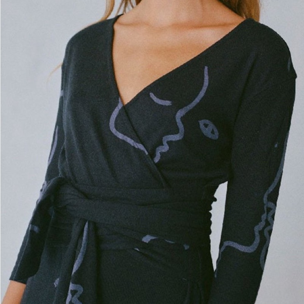 Paloma Wool Wrap Dress - Picture 4 of 6